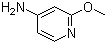 4-氨基-2-甲氧基吡啶分子式结构图