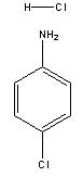 对氯苯胺盐酸盐分子式结构图