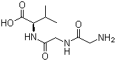 甘氨酰-甘氨酰-L-缬氨酸分子式结构图