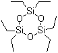 六乙基环三硅氧烷分子式结构图