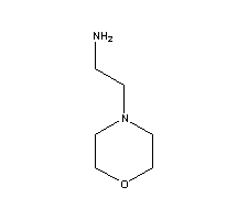 N-(2-氨基乙基)吗啉分子式结构图