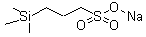 3-三甲基硅基-1-丙磺酸钠盐分子式结构图