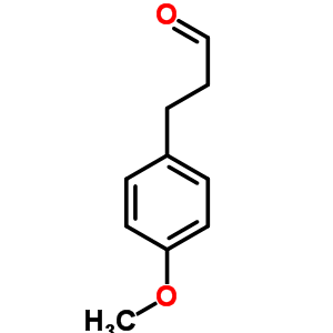 3-(4-甲氧基苯基)丙醛分子式结构图