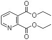 吡啶-2,3-二羧酸二乙酯分子式结构图