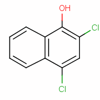 2,4-二氯-1-萘酚分子式结构图