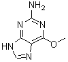 2-氨基-6-甲氧基嘌呤分子式结构图