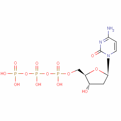 2'-脱氧胞苷-5'-三磷酸 = dCTP分子式结构图