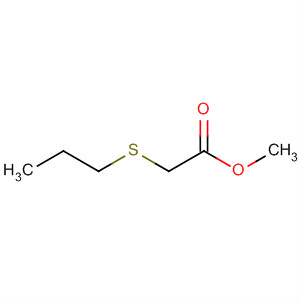 2-(丙硫基)乙酸甲酯分子式结构图