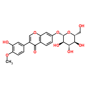 毛蕊异黄酮苷分子式结构图