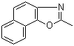 2-甲基萘并[2,1-d]恶唑分子式结构图