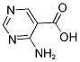 4-氨基嘧啶-5-羧酸分子式结构图