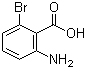 2-氨基-6-溴苯甲酸分子式结构图