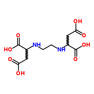 N,N'-(1,2-乙烷二基)双天冬氨酸分子式结构图