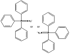 双-(三苯基正膦基)氯化铵分子式结构图