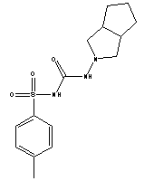 格列齐特分子式结构图