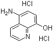 5-氨基-8-羟基喹啉二盐酸盐分子式结构图