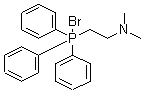 (2-二甲基氨基乙基)三苯基溴化膦分子式结构图