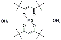 双(2,2,6,6,-四甲基-3,5-庚二酮酸)镁(II)(一水)分子式结构图