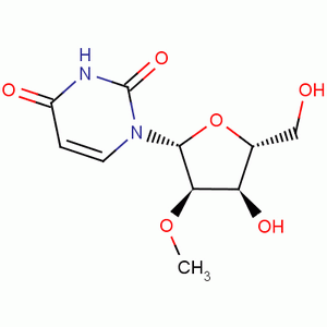 2'-甲氧基尿苷分子式结构图