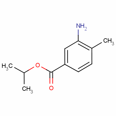 3-氨基-4-甲基苯甲酸异丙酯分子式结构图