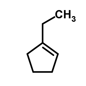 1-乙基环戊烯分子式结构图