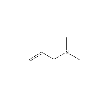 N,N-二甲基丙烯胺分子式结构图