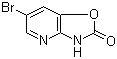 6-溴-3H-恶唑并[4,5-b]吡啶-2-酮分子式结构图