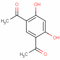 1,1'-(4,6-二羟基苯)二乙酮分子式结构图