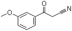 3-甲氧基苯甲酰基乙腈分子式结构图