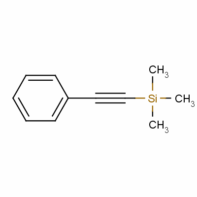 苯基乙炔基三甲基硅烷分子式结构图