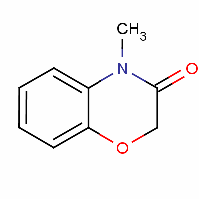 4-甲基-2H-1,4-苯并噁嗪-3(4H)-酮分子式结构图