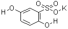 对苯二酚硫酸钾分子式结构图