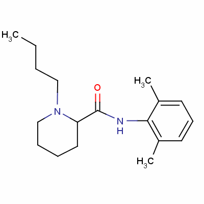 布比卡因分子式结构图