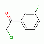 Α-氯代间氯苯乙酮分子式结构图