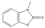 3-甲基-苯并噁唑酮分子式结构图