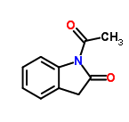 N-乙酰基吲哚酮分子式结构图