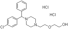 盐酸羟嗪分子式结构图