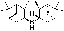 (+)-二异松蒎烯基硼烷分子式结构图