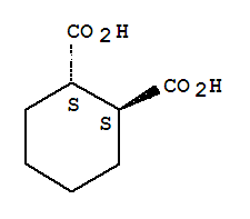 (1S,2S)-1,2-环己烷二甲酸分子式结构图