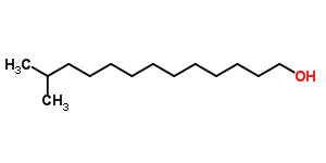 12-甲基十三醇分子式结构图
