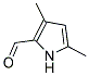 3,5-二甲基-2-吡咯甲醛分子式结构图