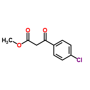 3-(4-氯苯基)-3-氧代丙酸乙酯分子式结构图