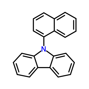 9-(1-萘基)-咔唑分子式结构图