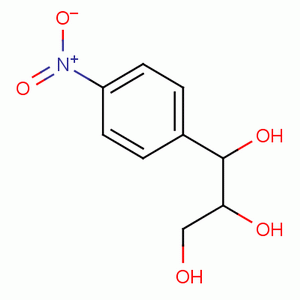 1-(4-硝基苯基)甘油分子式结构图