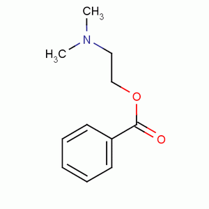 苯甲酸二甲基氨基乙酯分子式结构图