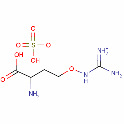 L-刀豆氨酸硫酸盐分子式结构图