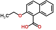 2-乙氧基-1-萘甲酸分子式结构图