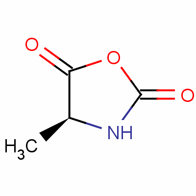 (S)-4-甲基唑烷-2,5-二酮分子式结构图