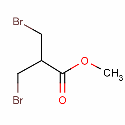 3-溴-2-(溴甲基)丙酸甲酯分子式结构图