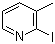 2-碘-3-甲基吡啶分子式结构图